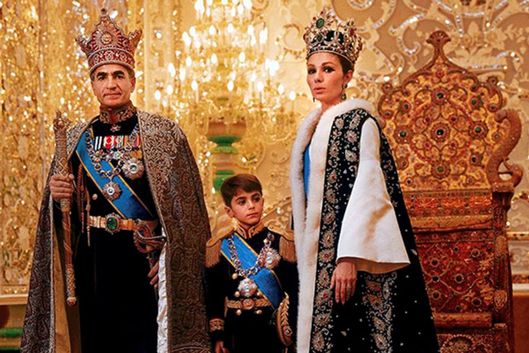 Mohammad Reza Pahlavi and his wife Soraya